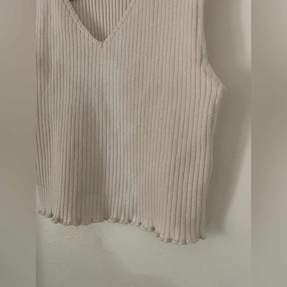 Brandy Melville/ Cropped Vneck Basic - image 6